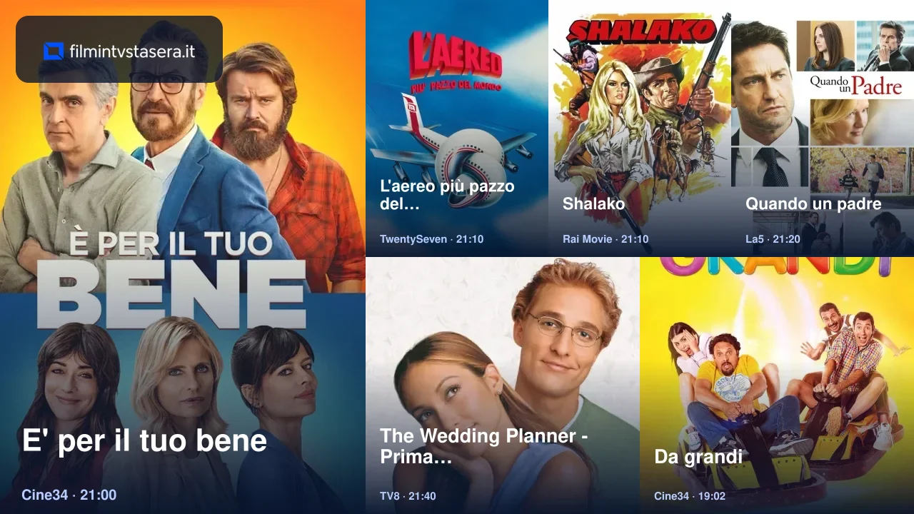 Film in TV stasera 28 settembre 2026