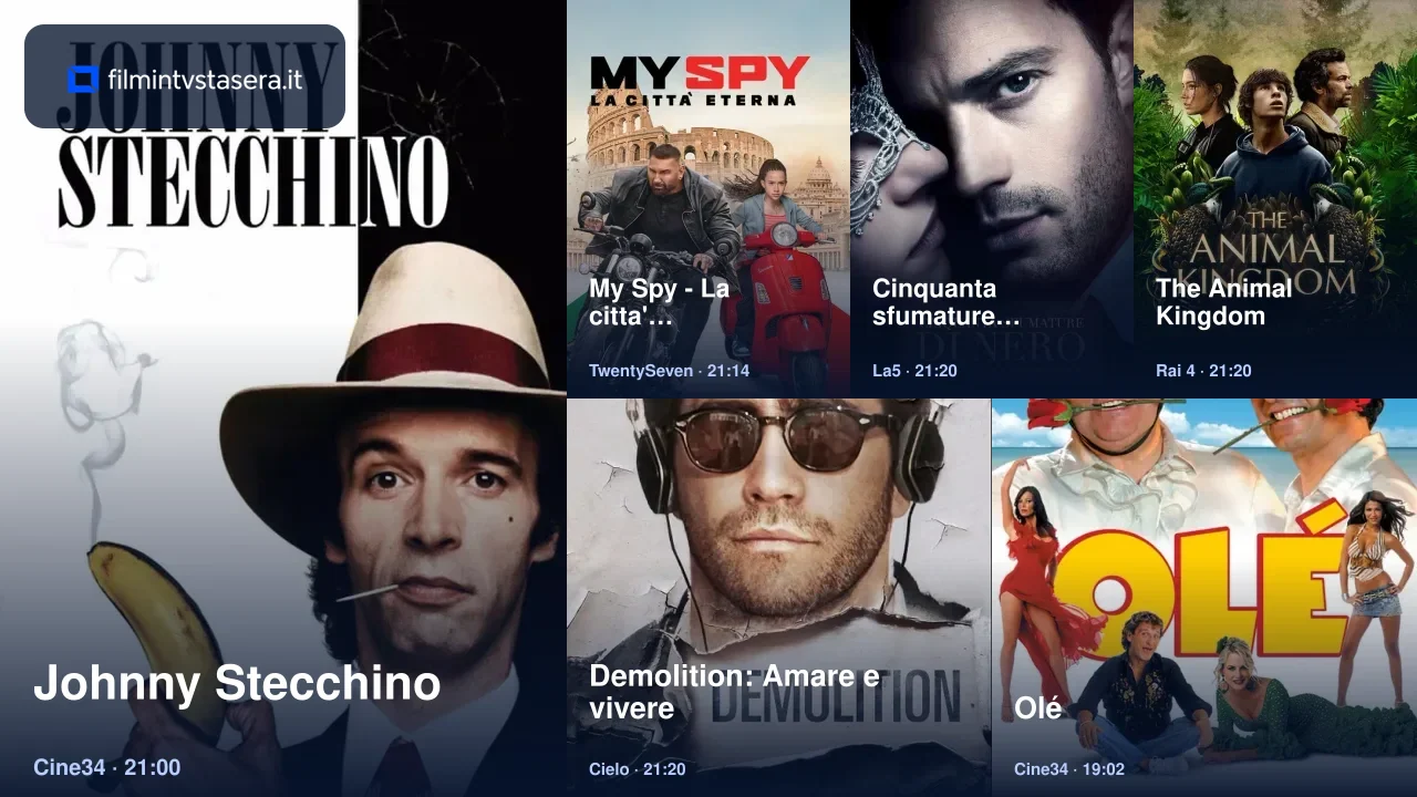 Selezione dei film in TV stasera