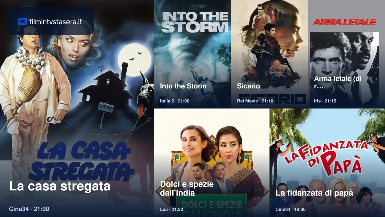 Selezione dei film in TV stasera