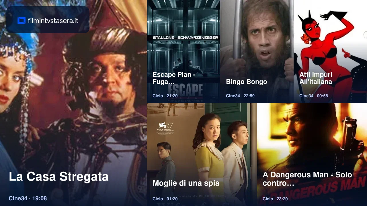 Selezione dei film in TV stasera