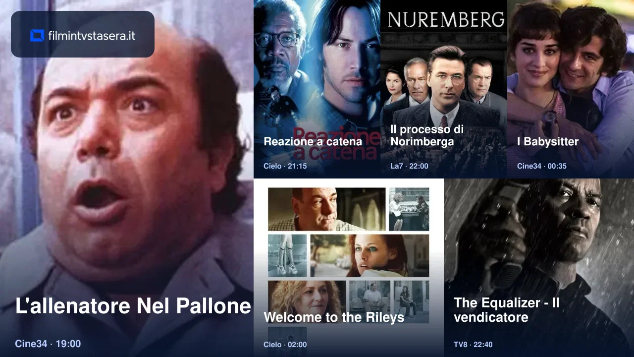 Selezione dei film in TV stasera