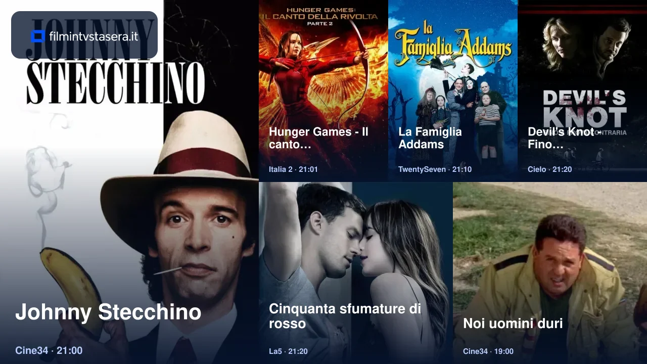 Selezione dei film in TV stasera