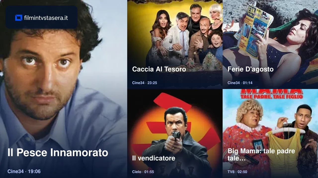 La selezione dei film in TV di lunedì 19 ottobre 2026