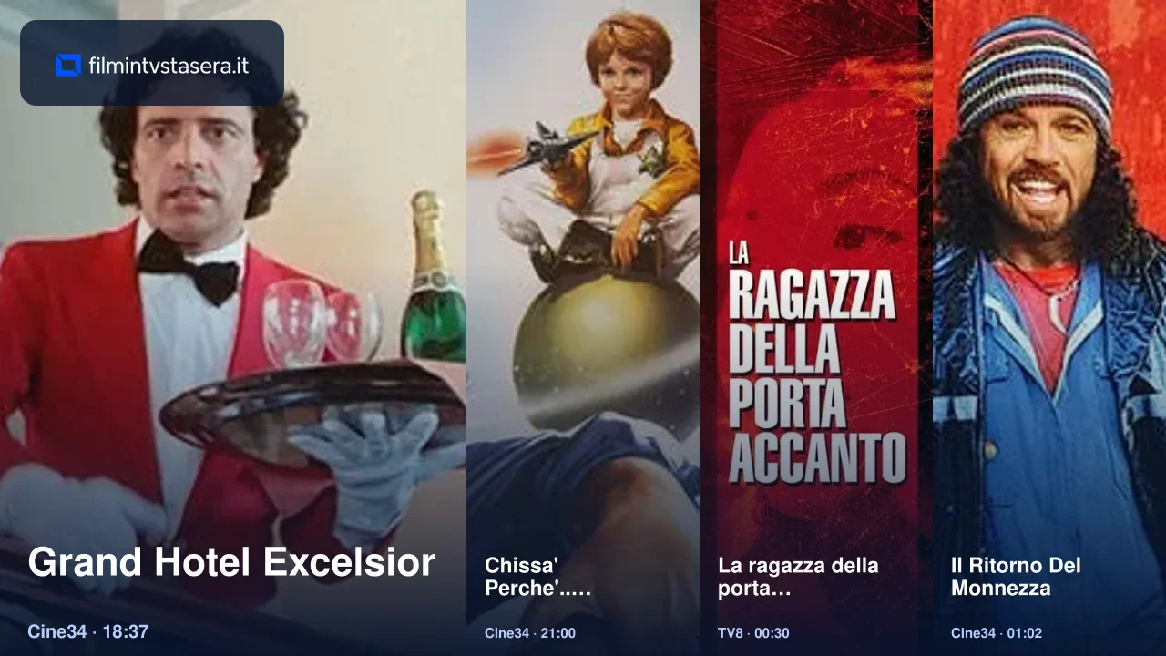 Selezione dei film in TV stasera
