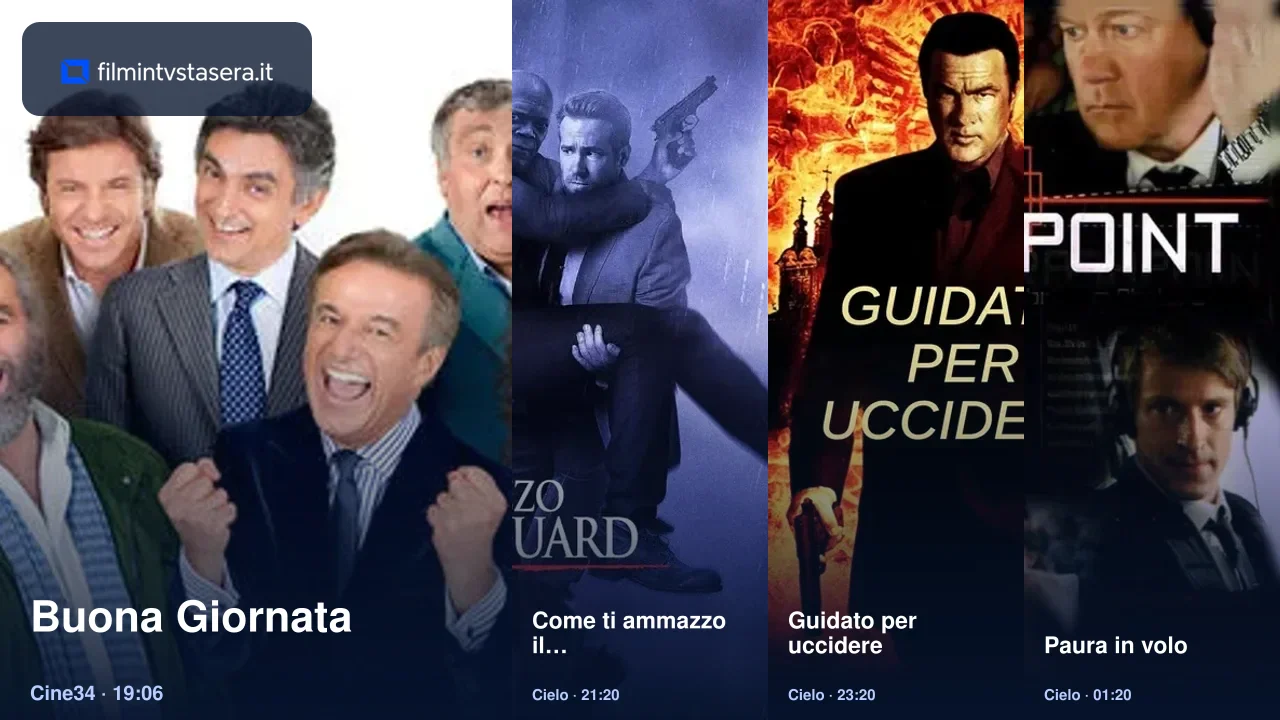 Selezione dei film in TV stasera