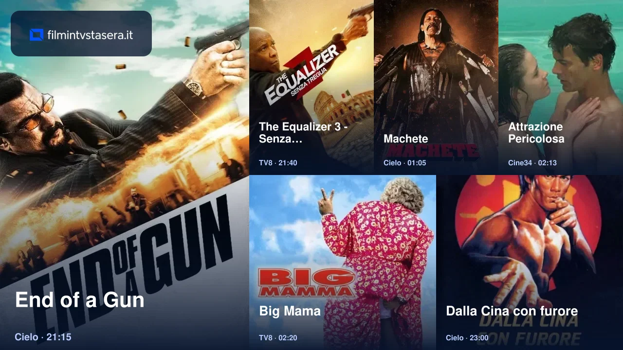 Selezione dei film in TV stasera
